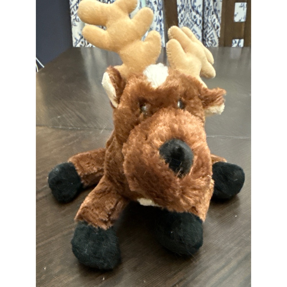 Ganz Webkinz Reindeer HM137 Brown Plush Stuffed Animal Toy Holiday‎ Retired